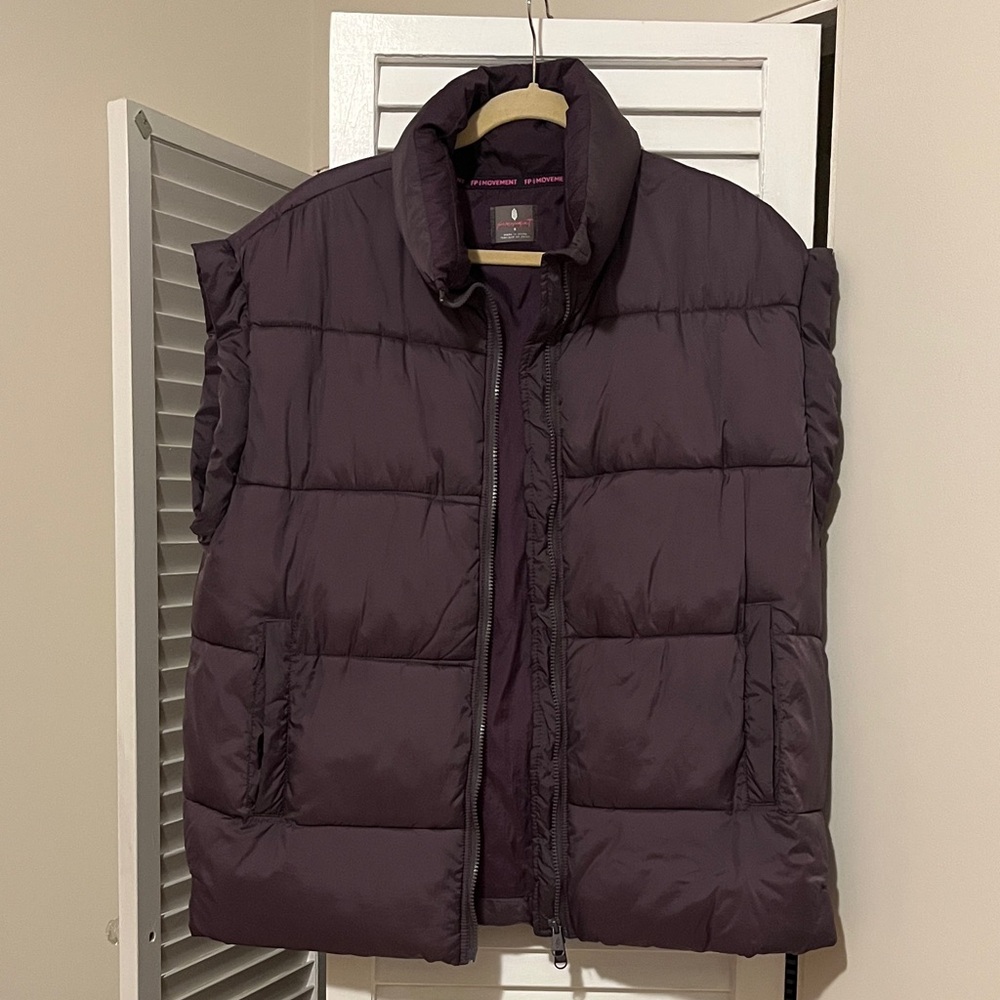 Free people oversized puffer vest